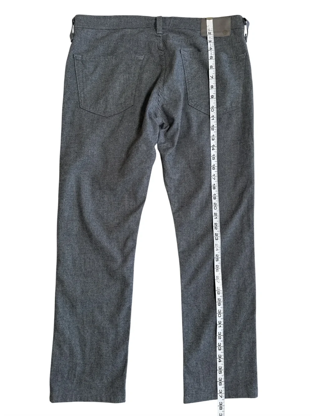 AG Adriano Goldschmied The Graduate Tailored Leg Gray Pants 36x34